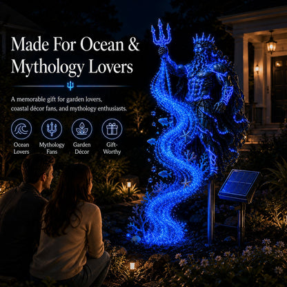 🔥Last Day 49% OFF🔥🌊 Poseidon Tidal Spiral Solar Garden Light