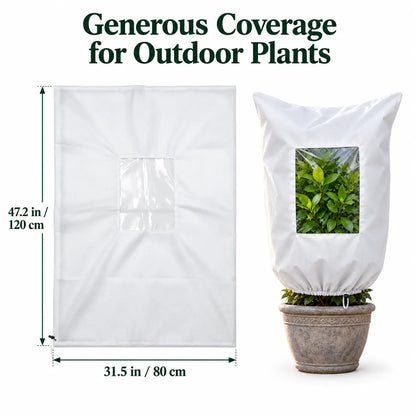 ❄️ Winter Plant Frost Protection Cover | Save Your Beloved Plants From Freezing Nights!