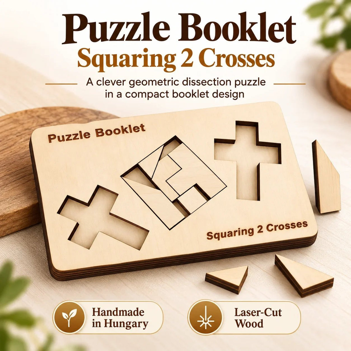 🧩✝️Puzzle Booklet - Squaring 2 Crosses