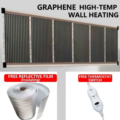🔥3-Second Rapid Heating Honeycomb Graphene Far-Infrared Ceramic Wall Heater – Low Noise & Energy Efficient Indoor Wall Mount Heater