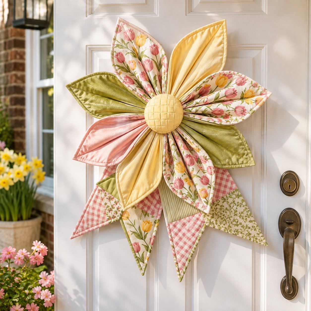 🌸 Beginner-Friendly Oversized Garden Blossom Quilted Bow Sewing Kit | Complete Kit with All Tools & Step-by-Step Guide Included 💕