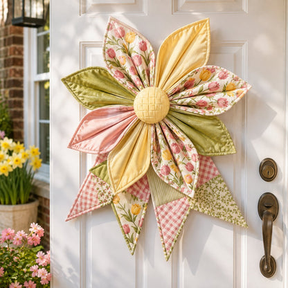 🌸 Beginner-Friendly Oversized Garden Blossom Quilted Bow Sewing Kit | Complete Kit with All Tools & Step-by-Step Guide Included 💕