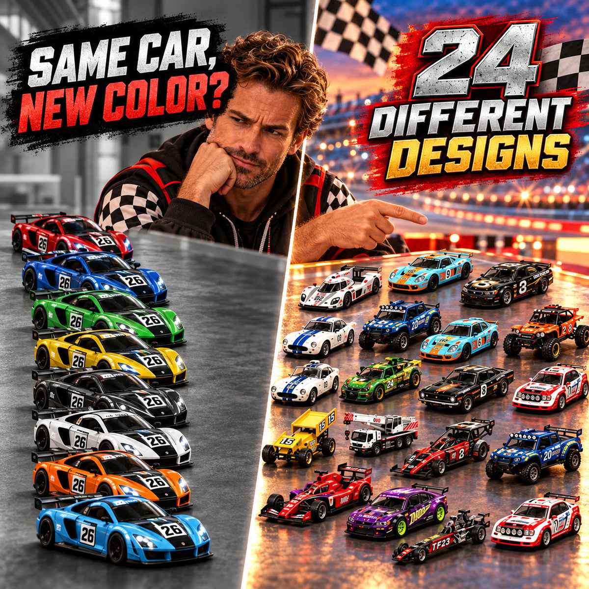 🏁 2026 Racing Machines Advent Calendar – 24 Unique Racers