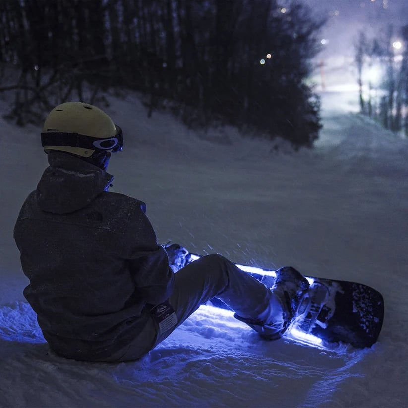 🏂 LED Snowboard Edge Light Kit – 7 Color Night Riding System❄️Light Up Every Run. Own Every Night✨