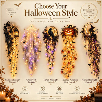 ✨Last Day 49% OFF✨Elegant Halloween Cascade Wall Light Collection