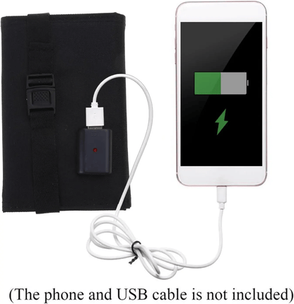 ☀️ 20W Portable Solar Panel Charger – Foldable Outdoor Power Source for Camping, Hiking & Emergency Charging