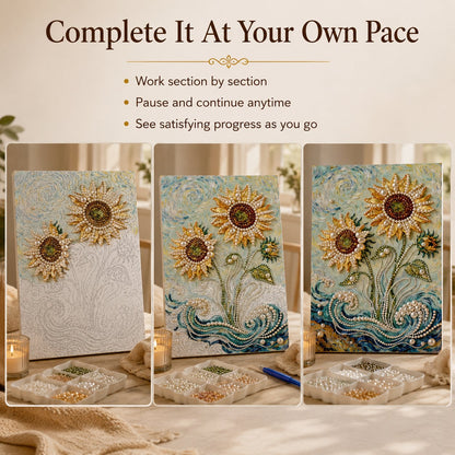 ✨ LAST DAY 49% OFF – Premium Pearl Self-Adhesive Canvas Art Kit | Pre-Printed Oil Canvas with Acrylic Pearl Pieces DIY Elegant 40×50cm Wall Decor 🖼️💎