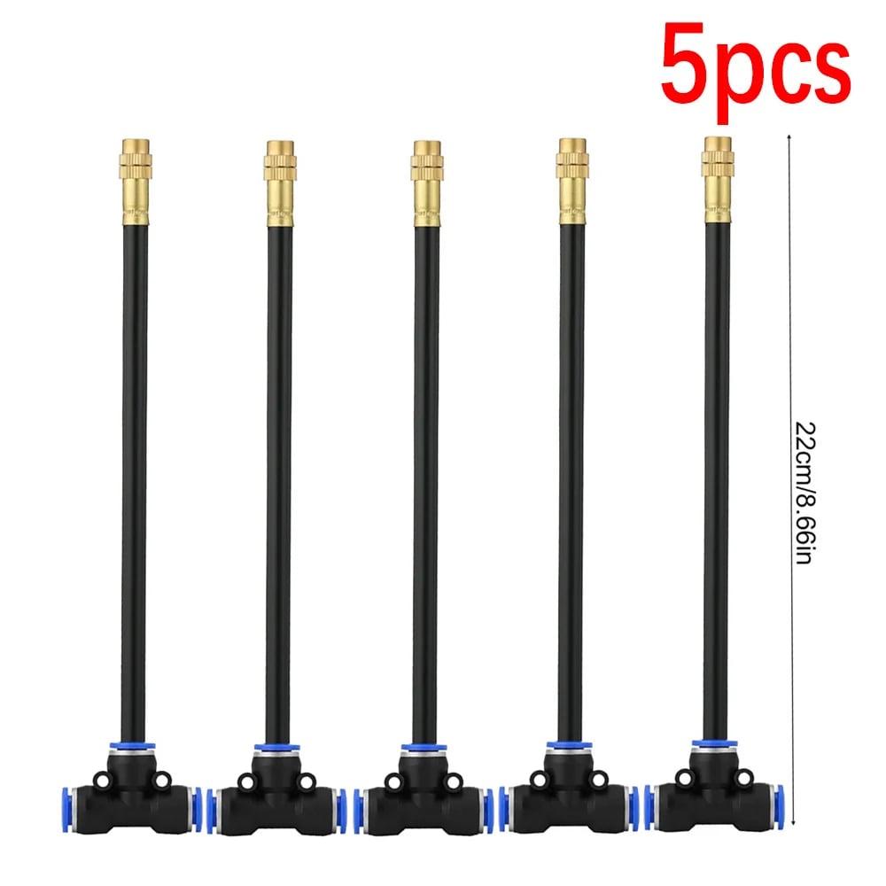 360° Adjustable Brass Misting Nozzles – Garden & Patio Watering System