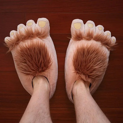🐾 Furry Monster Feet Slippers – Cozy, Funny & Full of Adventure!