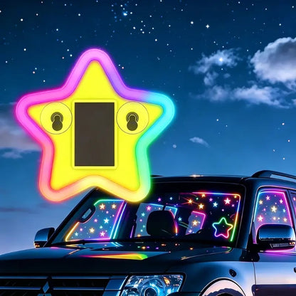 🔥LAST DAY 50% OFF - 🎃 Halloween Solar LED Multi-Shape Neon Light – Wireless Car & Room Decor