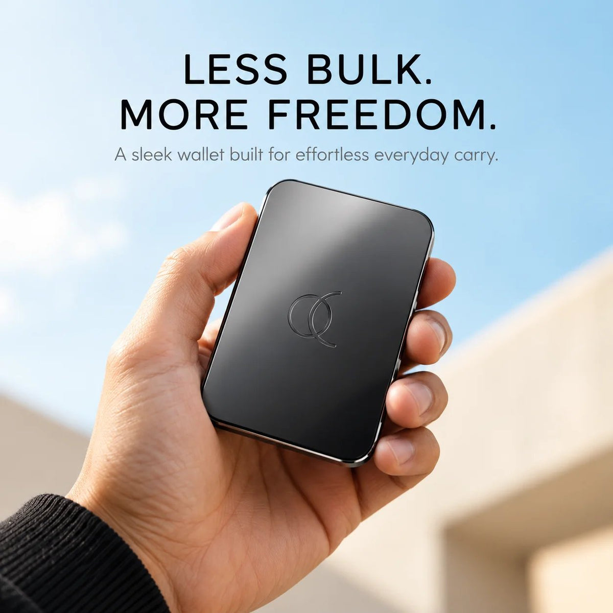 🧲 Slim Magnetic Metal Wallet | Quick-Access Card Holder