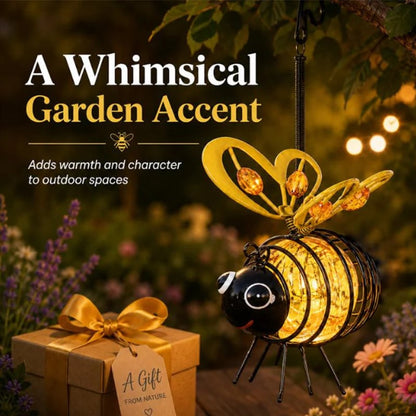 🎉🌙🍃🪴 49% OFF! Hanging Solar Bee Light – Warm Amber Glow, Flicker-Free, Perfect for Garden Parties, Camping, or Kids’ Rooms – Spread Joy Day and Night 🌞🌜
