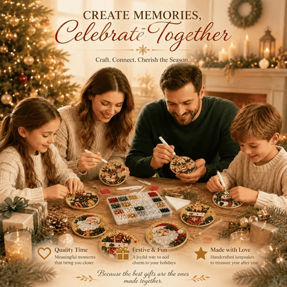 🔥Only $9.99 Last Day Promotion!🎄Christmas DIY Diamond Painting Ornaments Kit (6 PCS)🎅