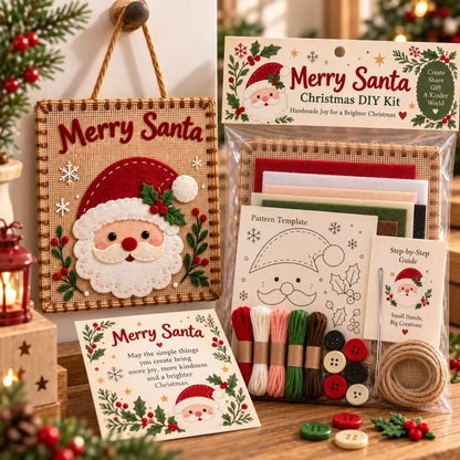 🎄✨ Christmas DIY Fabric Weaving Friendship Kit - 🧵 Create Something Special Together! 💕