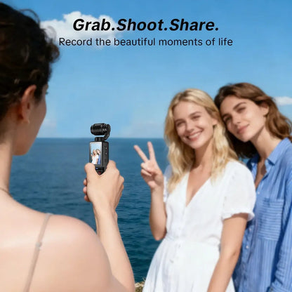 🎥 Upgraded Vlogging Camera – 180° Rotating Lens, Full-Body Video Recorder for Travel, Daily Life & Content Creation