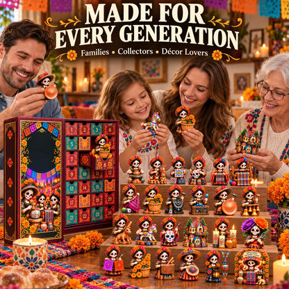 Día de Muertos Collector Advent Calendar – 24 Miniature Figurines