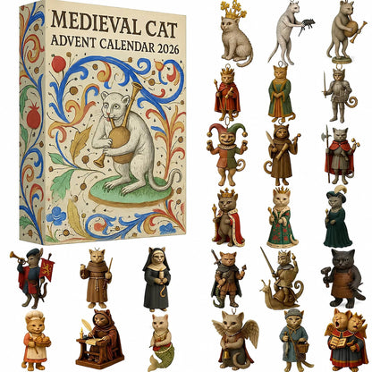 🔥Limited Edition, Only 100 Sets Left! - ✨Medieval Cat Advent Calendar 2026