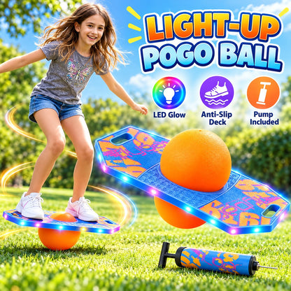 Jump Into Fun: The Ultimate LED Pogo Trick Ball ✨