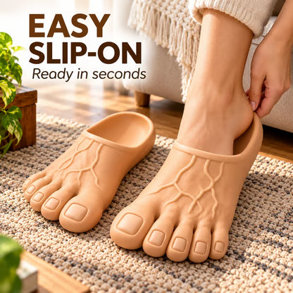 ⏳ Last Day 49% OFF – 👣 BigFoot™ Giant Feet Funny Slippers | Oversized 3D Novelty Slides for Home, Parties & Gag Gifts 😂