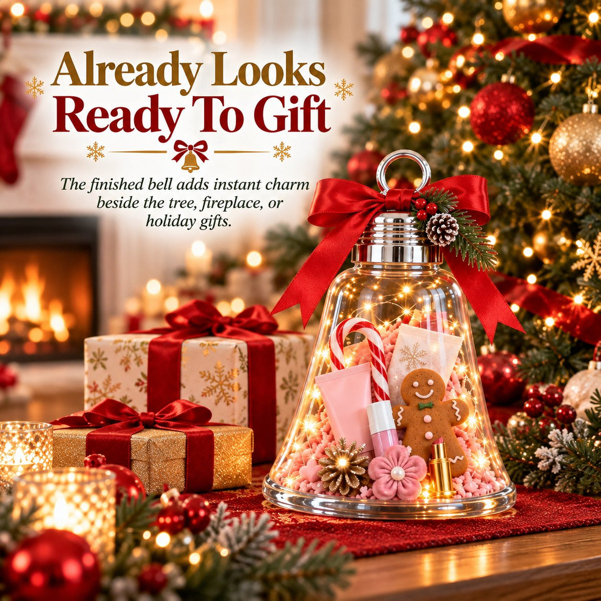 DIY Christmas Bell Gift Box