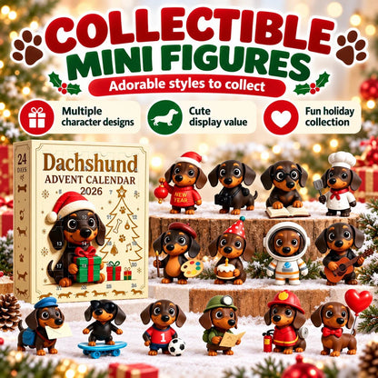 🎉🐶🎄 Dachshund Advent Calendar — Unbox a Cute Pup Surprise Every Day Till Christmas!