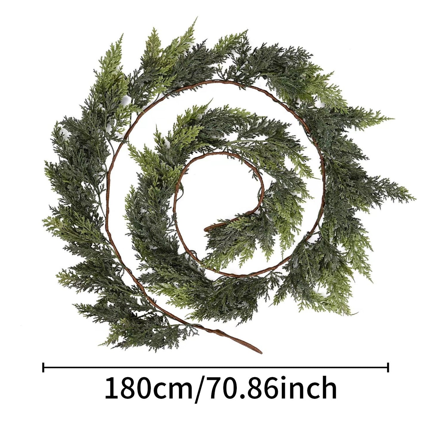 🎉⛄2025 Christmas Artificial Cypress Leaf Vine Wreath🎄