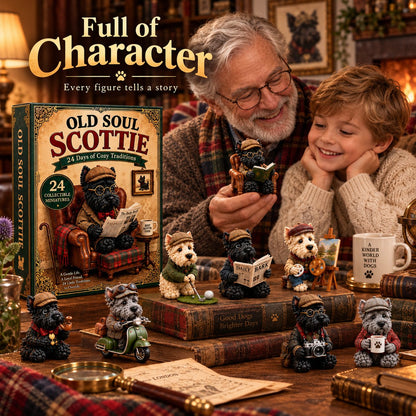Old Soul Scottie Advent Calendar – 24 Scottish Terrier Miniatures