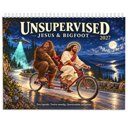 📅Funny Jesus and Bigfoot Calendar 2027