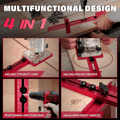 🔥4 in 1 Router Milling Groove Bracket Advantages