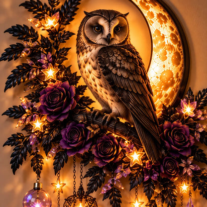Enchanted Moon Animal Wall Light