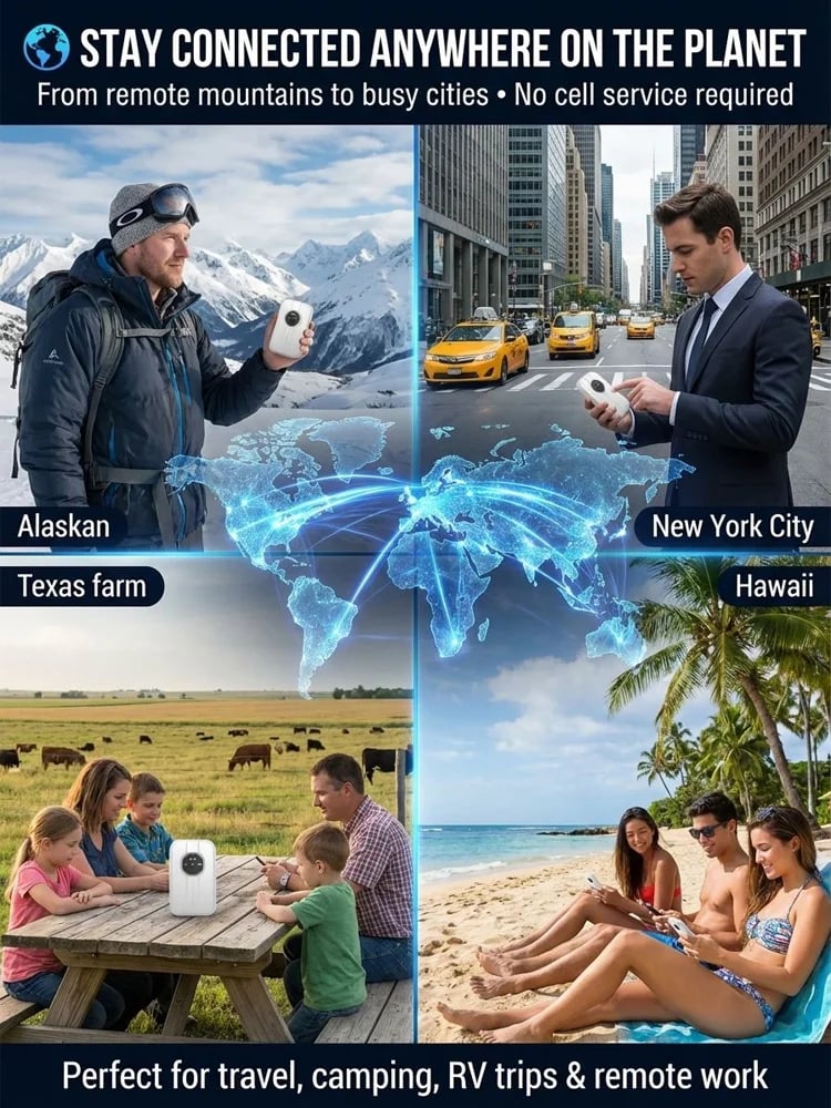 🛜 Portable Wi-Fi Hotspot | Travel Connectivity Device