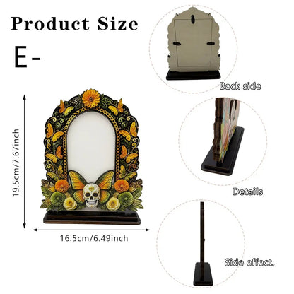 Día de Muertos Memorial Photo Frames – 6 Wooden Designs