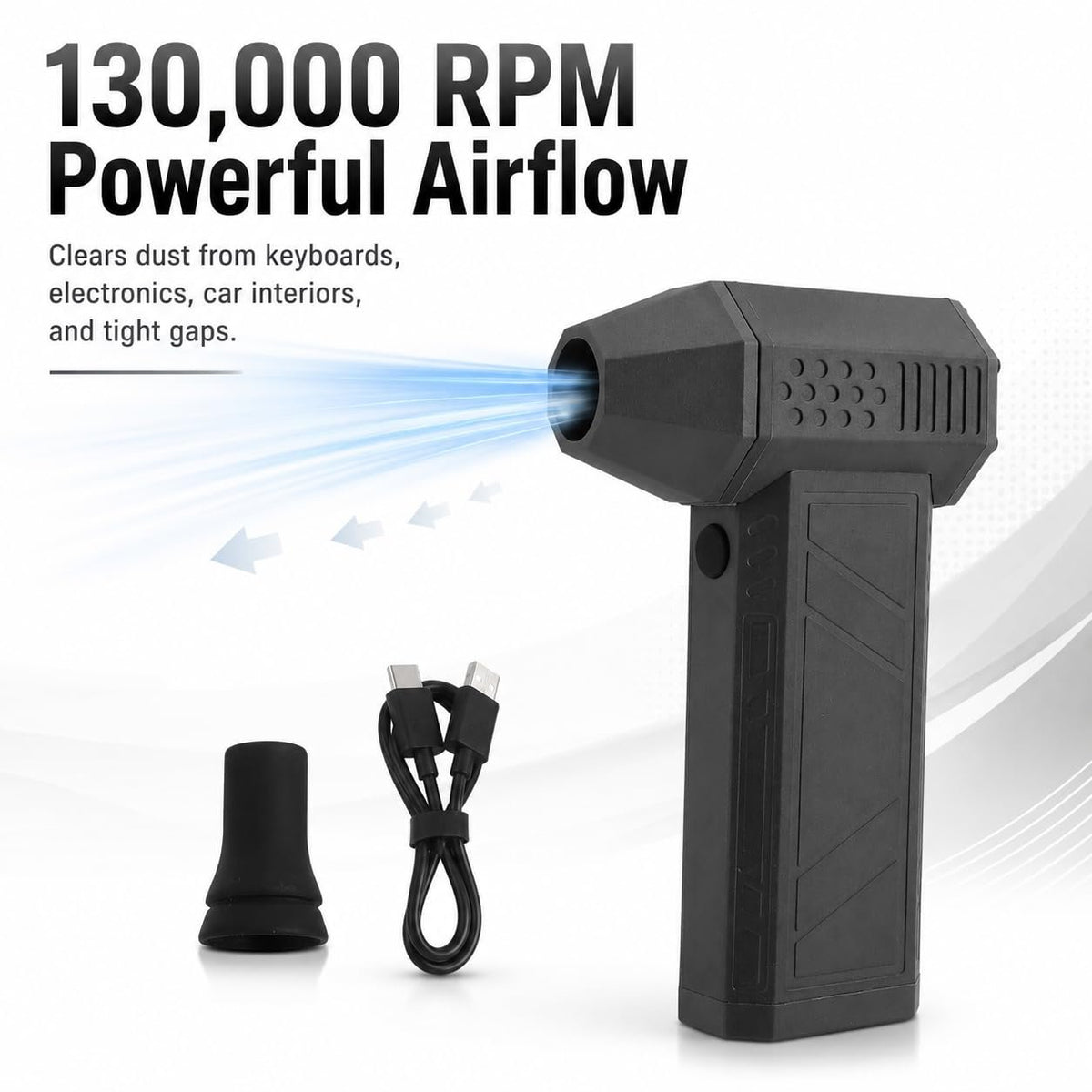 130,000 RPM Jet Dry Blower & Portable Turbo Fan