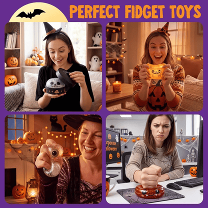 🎃 Halloween Dumpling Stress Toys – Squishy, Spooky & Super Fun!