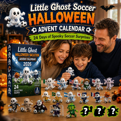 🔥 Last Day 49% OFF - 👻⚽ Little Ghost Soccer Halloween Advent Calendar 20266-📦buy-2-free-shipping