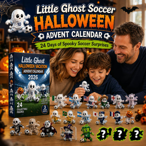 🔥 Last Day 49% OFF - 👻⚽ Little Ghost Soccer Halloween Advent Calendar 20266-📦buy-2-free-shipping