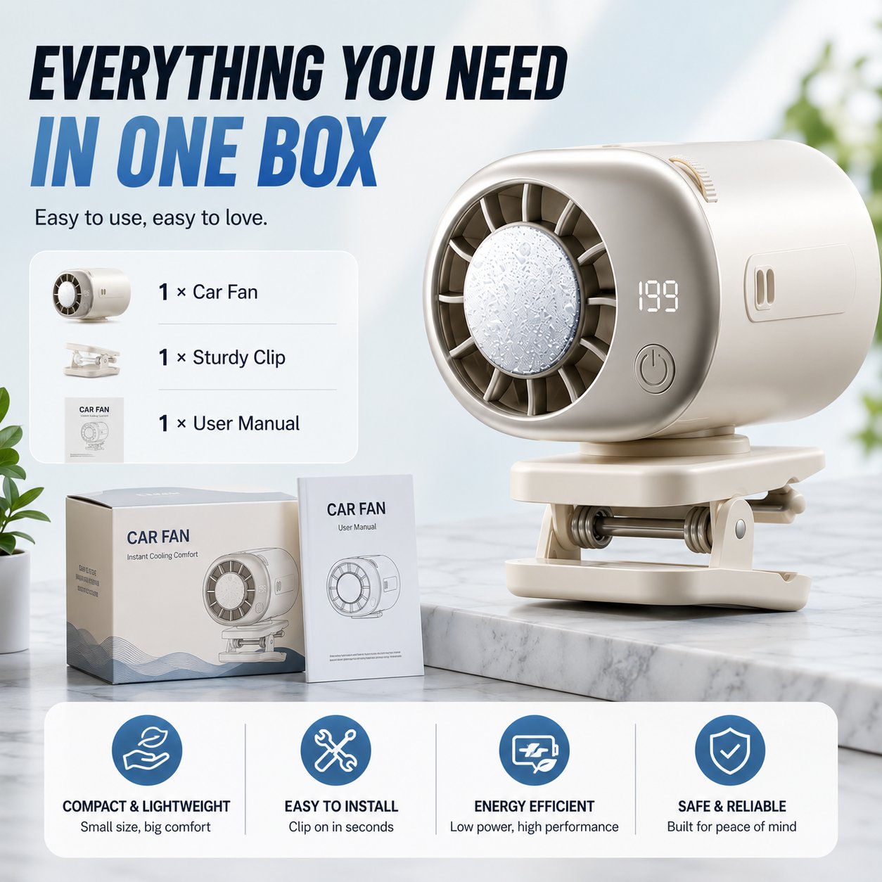 ArcticClip Portable Cooling Fan