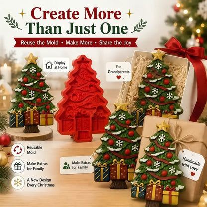 DIY Christmas Tree Silicone Mold - Holiday Craft Mould