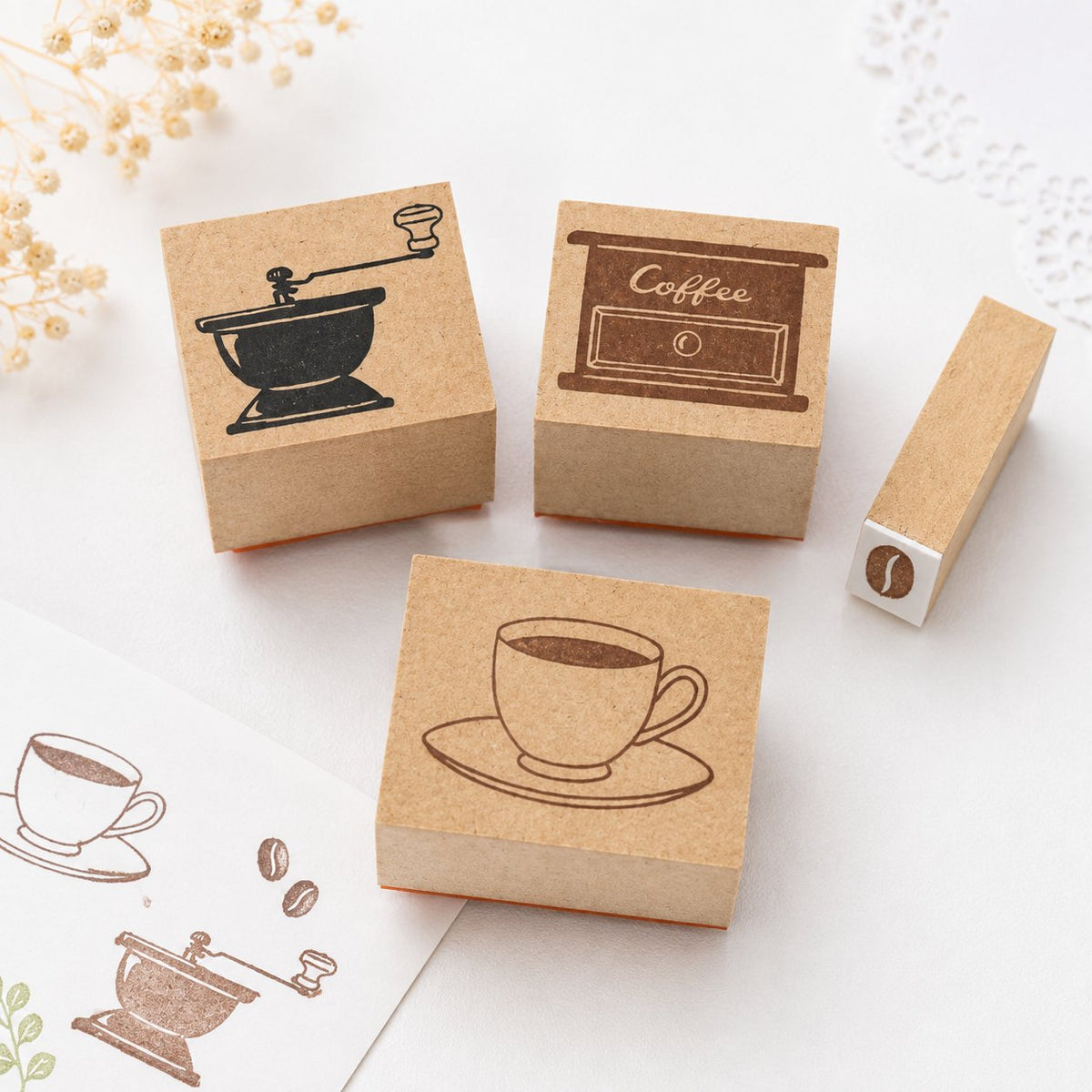 🌿 Mix & Match Wood-Mounted Craft Stamps ✨