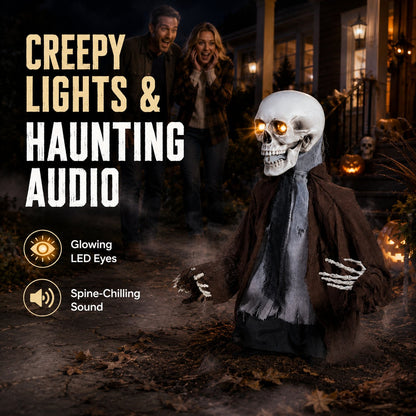 🧟 Halloween Groundbreaker Zombie with Light & Sound Props 🎃