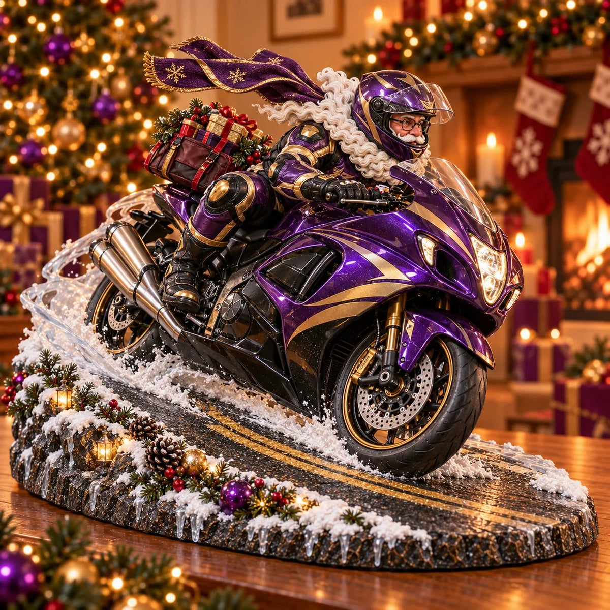 🏍️🎄 Christmas Sale: 49% OFF – Santa’s Ride Home Keepsake