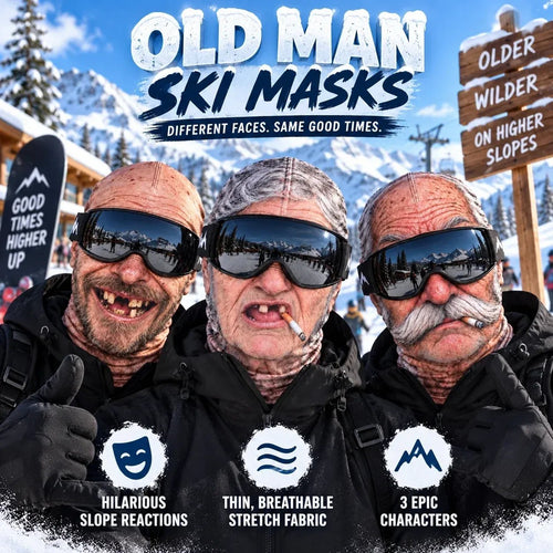 🌟✨ Last Day 45% OFF-😂 Funny Old Man Ski Mask