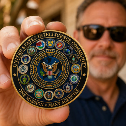 🦅U.S. Intelligence Community Commemorative Coin(Gift box included)