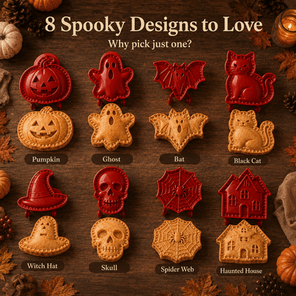 🎃 8-Piece Halloween Mini Hand Pie Mold Set✈️ Buy 2+ Get Free Shipping