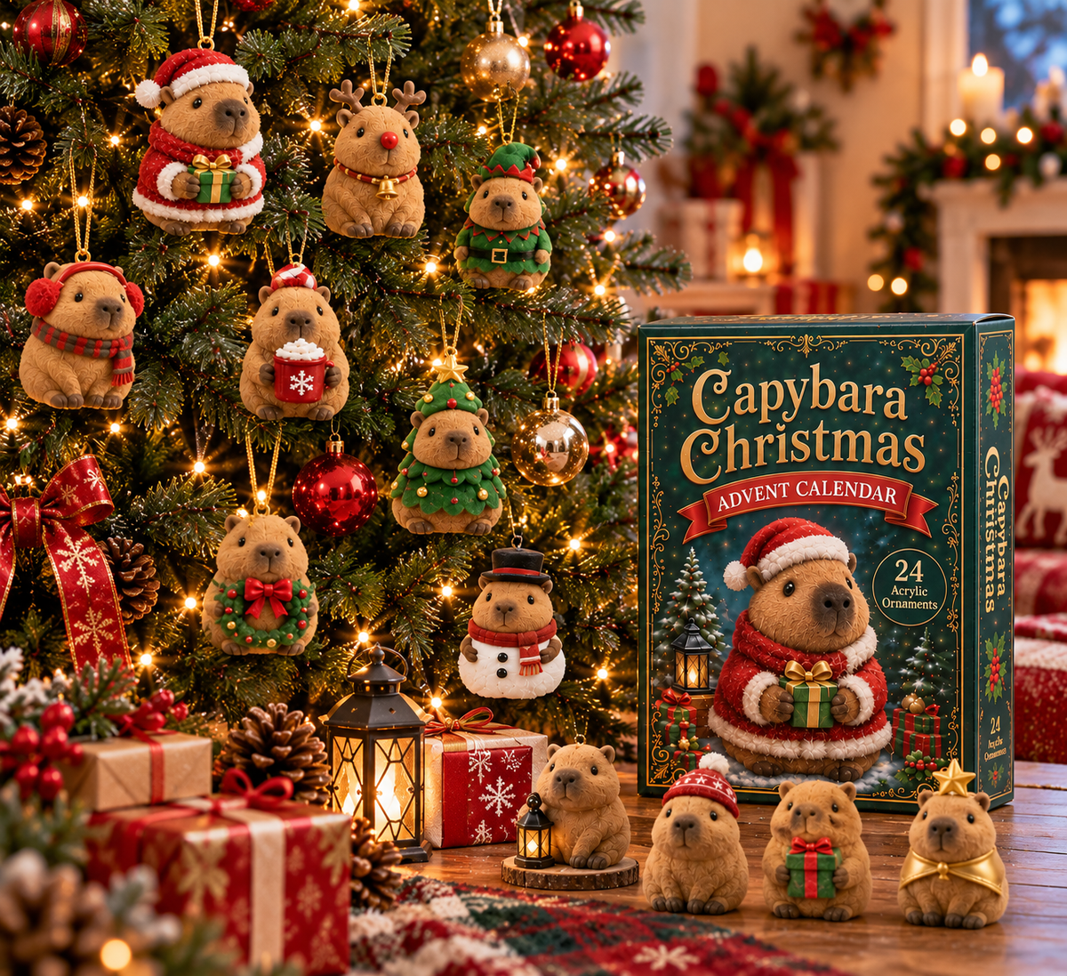 Friend-shaped Buddy Christmas Advent Calendar 2026 - 24-Day Festive Countdown,  Charms Blind Box