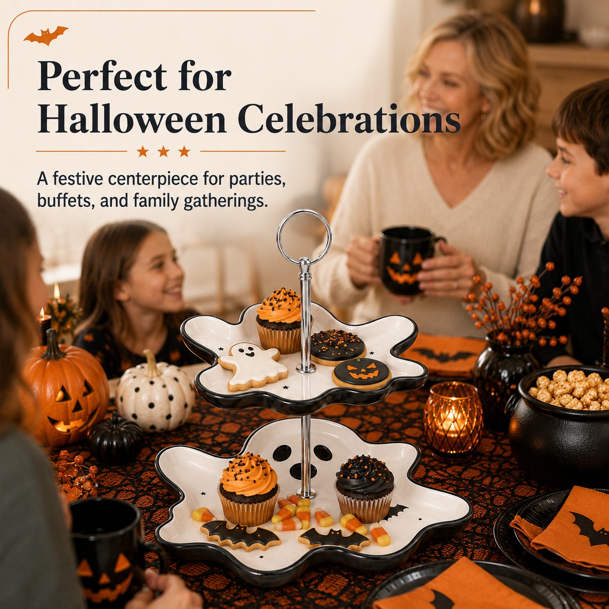 Two-Tier Ghost Serving Stand