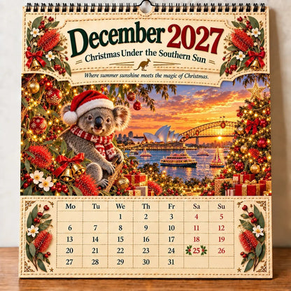 🔥🦘2027 Australia 125th Anniversary Wall Calendar 🐨