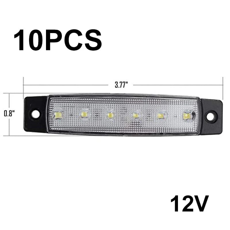10PCS LED Side Marker Light for Trucks