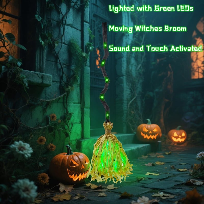 🔥Last Day 49% OFF - 🎃🧹Floating Witch's Broom –Haunted Dancing Moving Broom(📦Buy 2 Free Shipping)