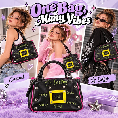 🔥 Y2K Mood Shoulder Bag - Change Your Mood, Change Your Style!